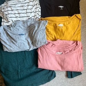 Pack of 7 maternity long sleeve shirts - Target & Old Navy